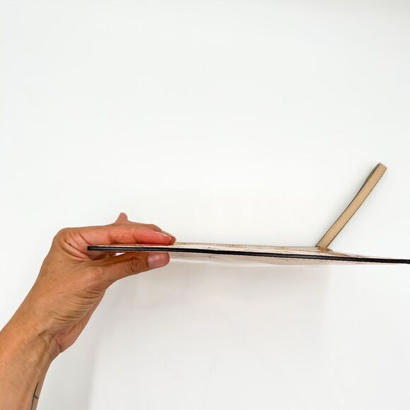 Michael Kors Jet Set Travel Zip Clutch Wristlet Rose Gold Metallic Mirror - Picture 9 of 9